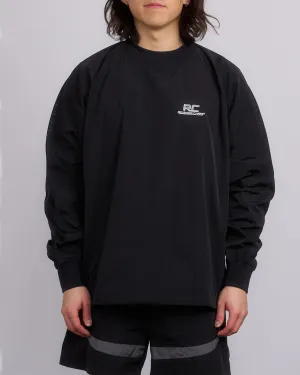 Reigning Champ Textured Nylon Radar Crewneck Black