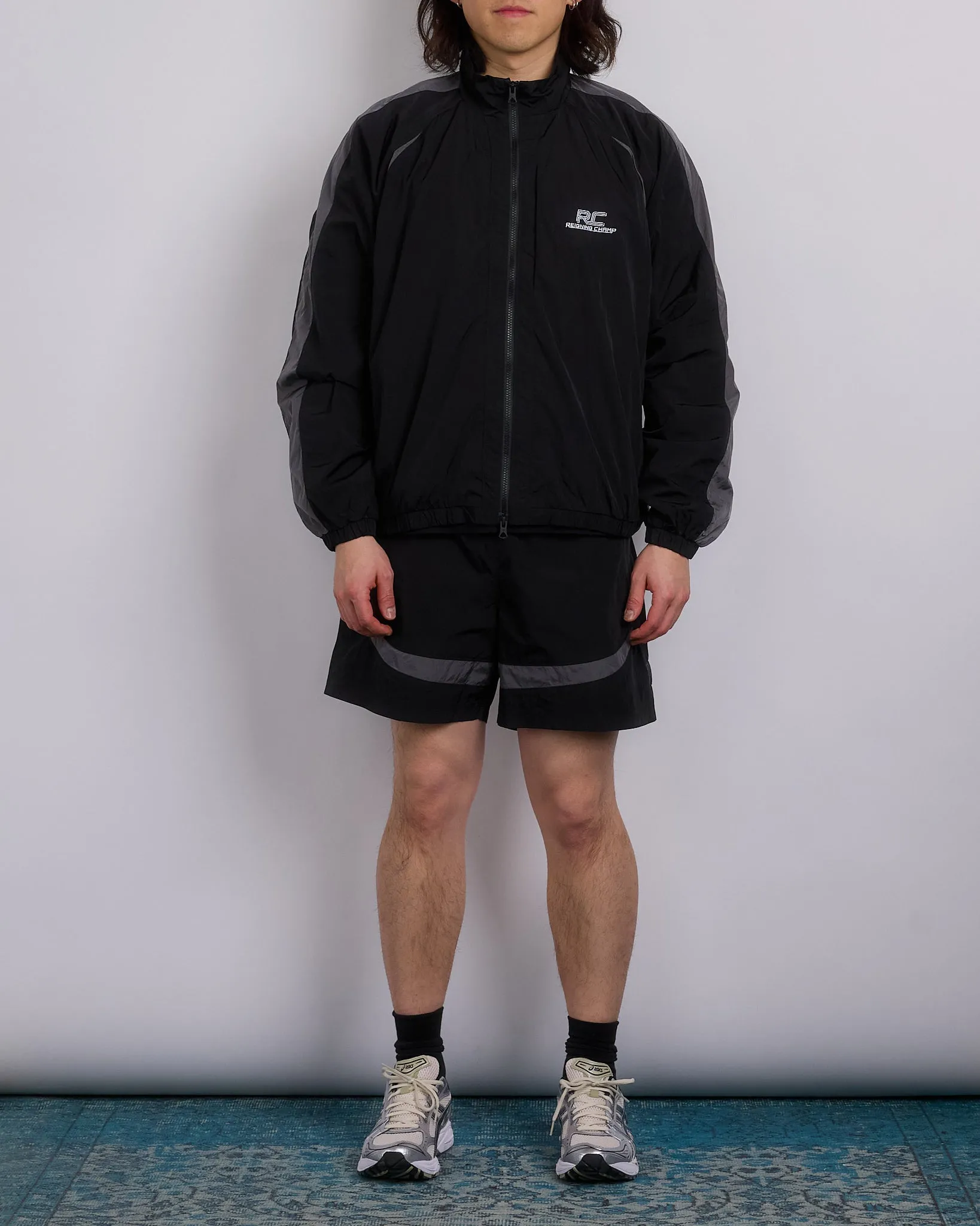 Reigning Champ Textured Nylon Radar Jacket Black
