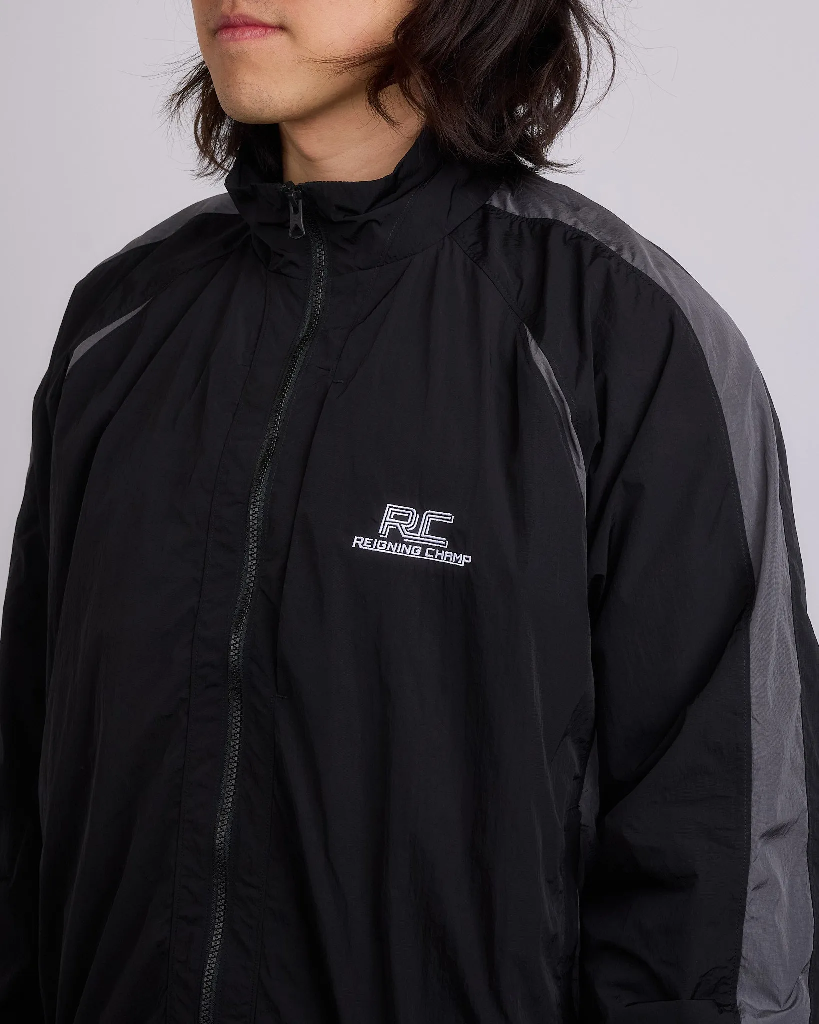 Reigning Champ Textured Nylon Radar Jacket Black