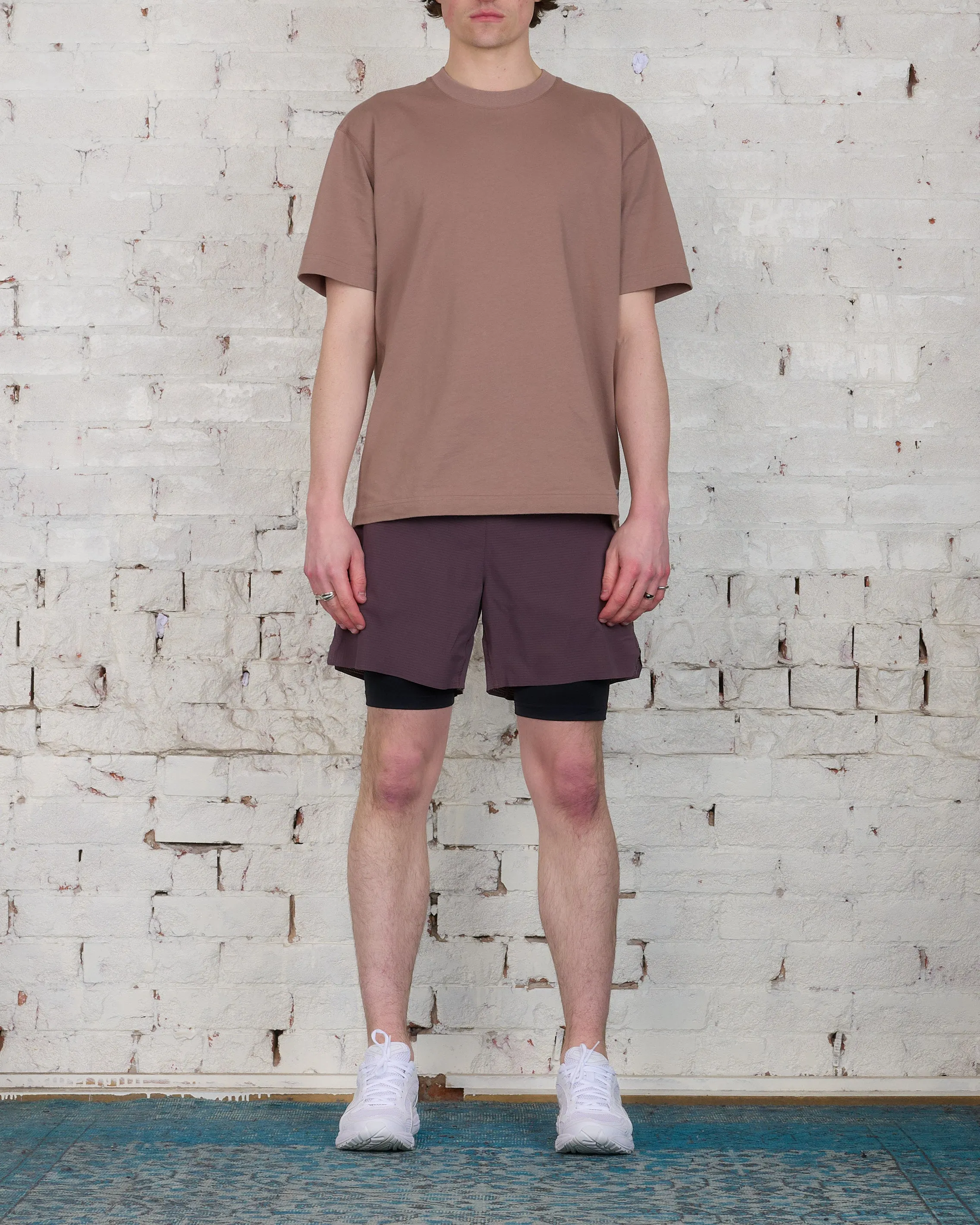 Reigning Champ Woven Running Short Oxodized Plum