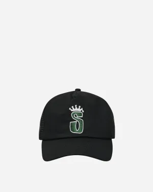 S Crown Trucker Cap Shadow Black
