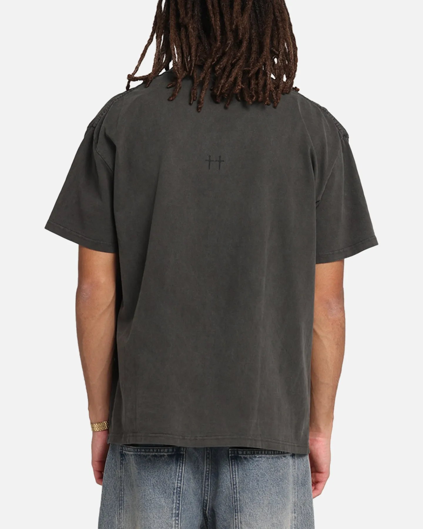 Saint Morta Studios Boxy T-Shirt Black Wash