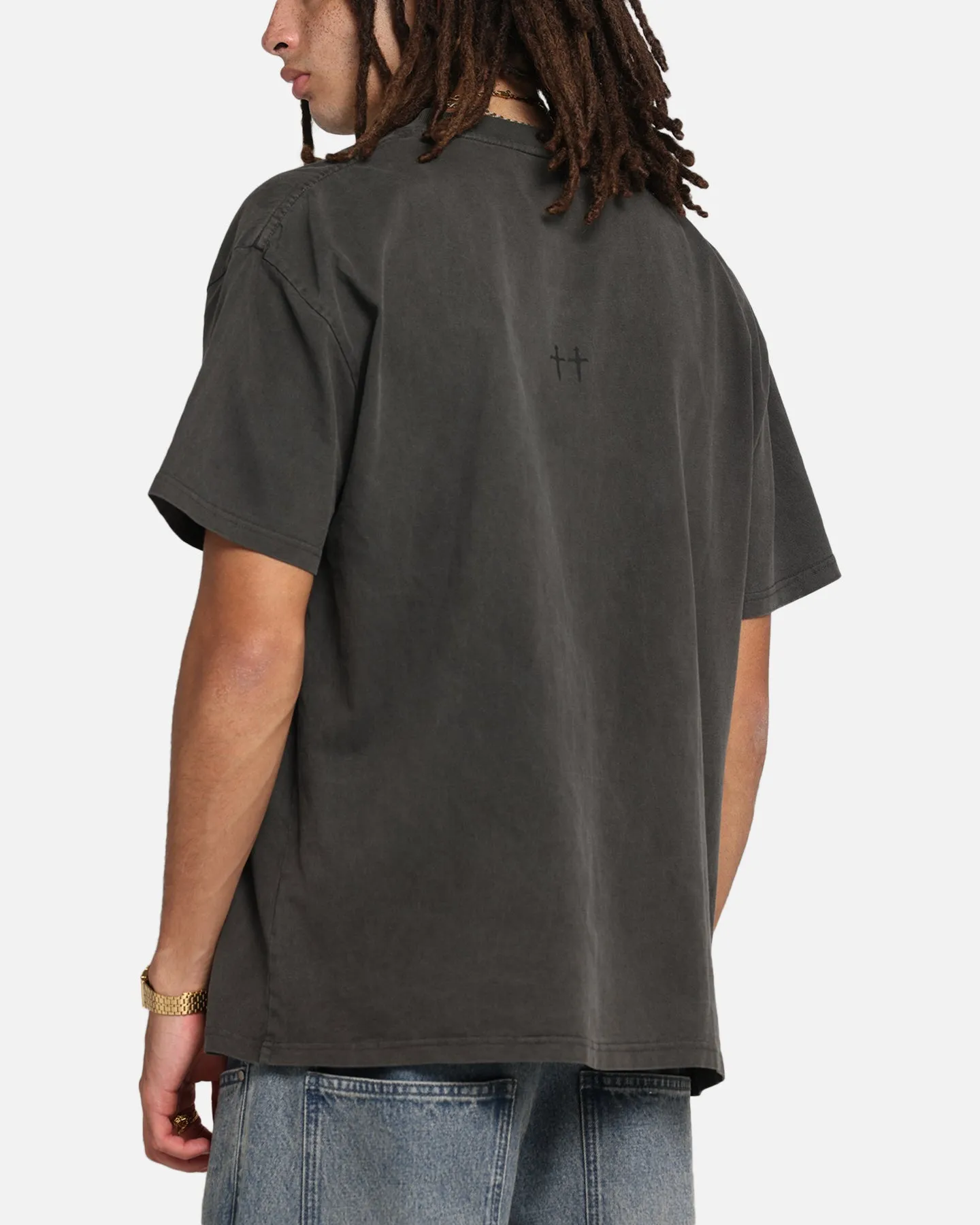 Saint Morta Studios Boxy T-Shirt Black Wash