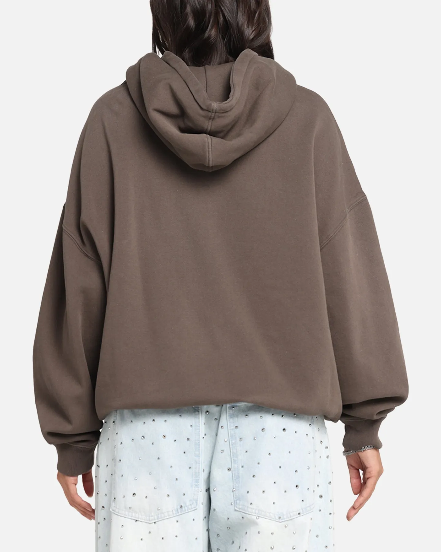 Saint Morta Vision Boxy Hoodie Brown