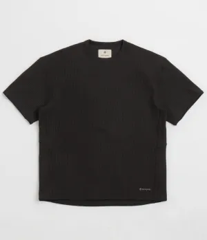 Snow Peak Dry Waffle T-Shirt - Black