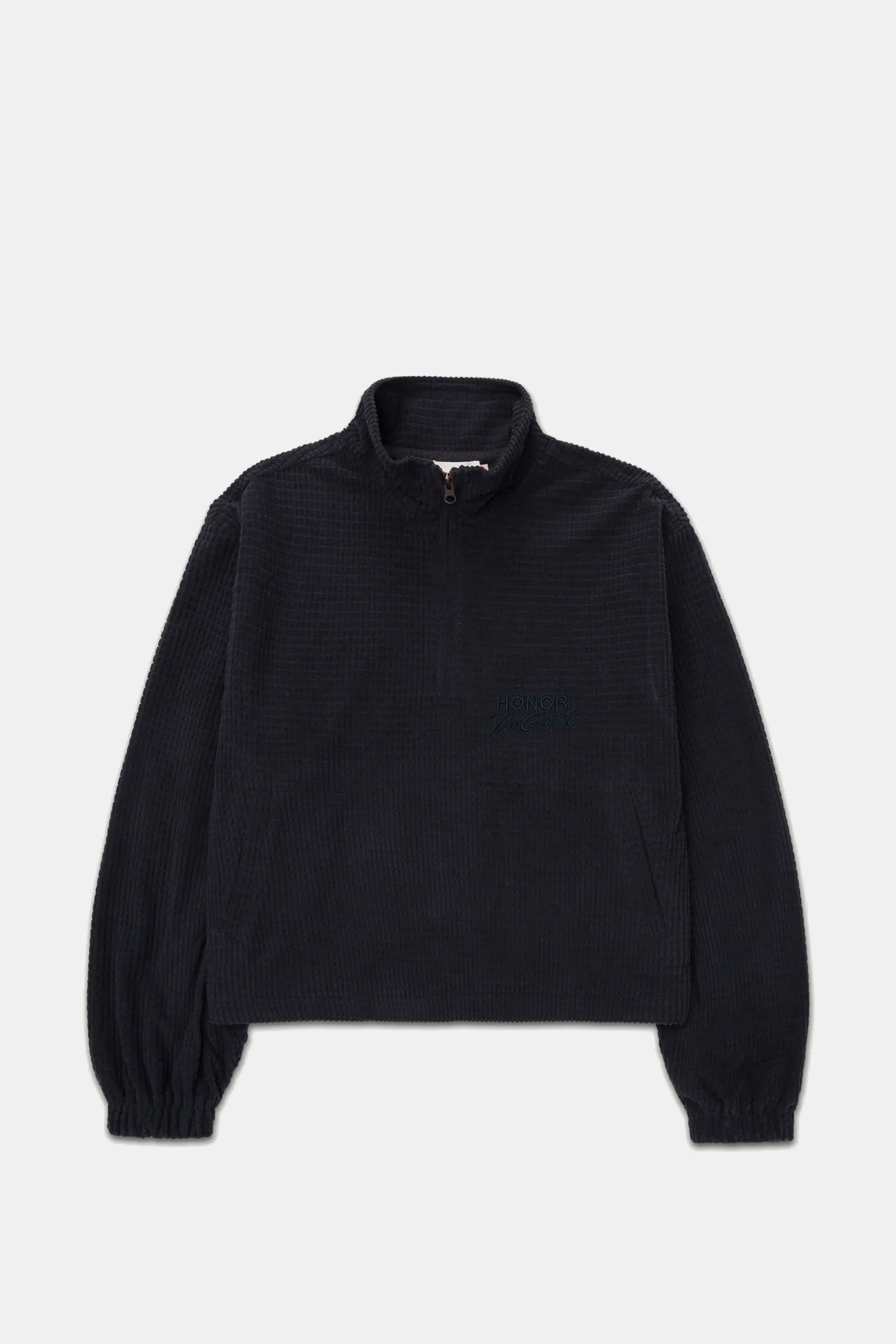 Textured Knit Anorak