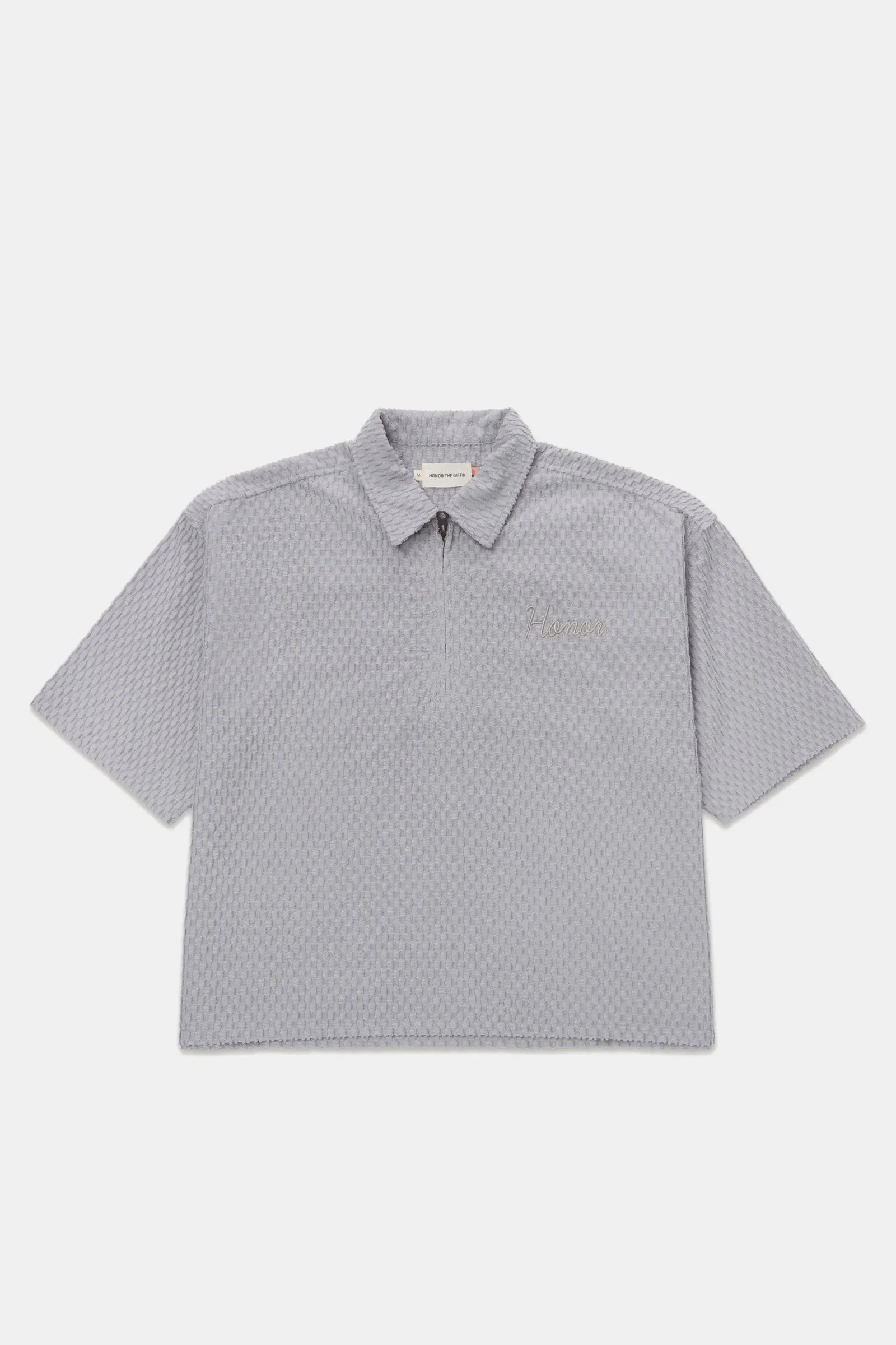 Textured Knit Quarter Zip