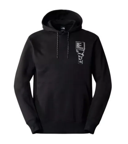 THE NORTH FACE SUDADERA OUTDOOR GRAPHIC HOODIE BLACK