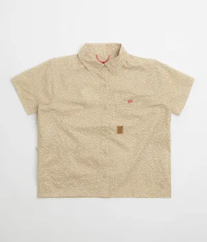 Topo Designs Womens Retro River Short Sleeve Shirt - Crackle Sesame