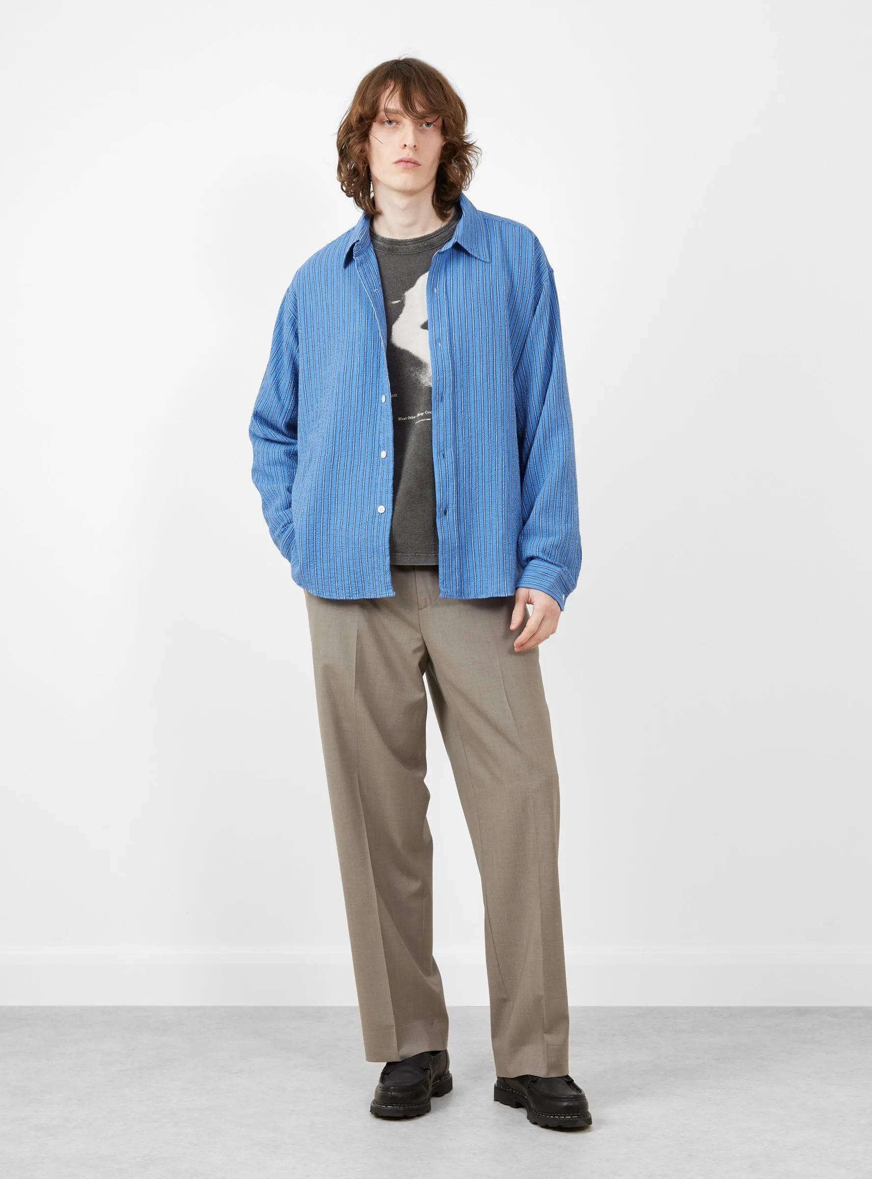 Vacation Shirt Textured Business Stripe