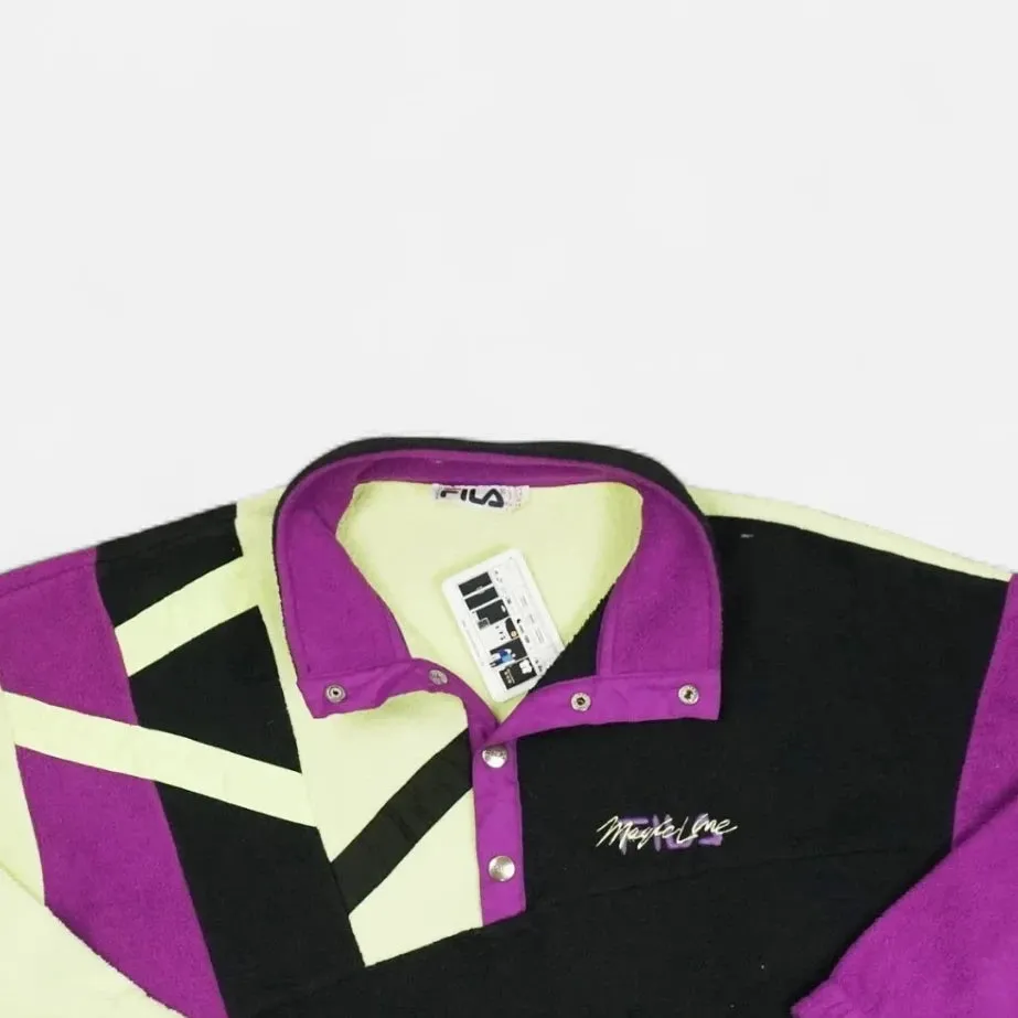 Vintage Fila Colourblock Fleece (XL)