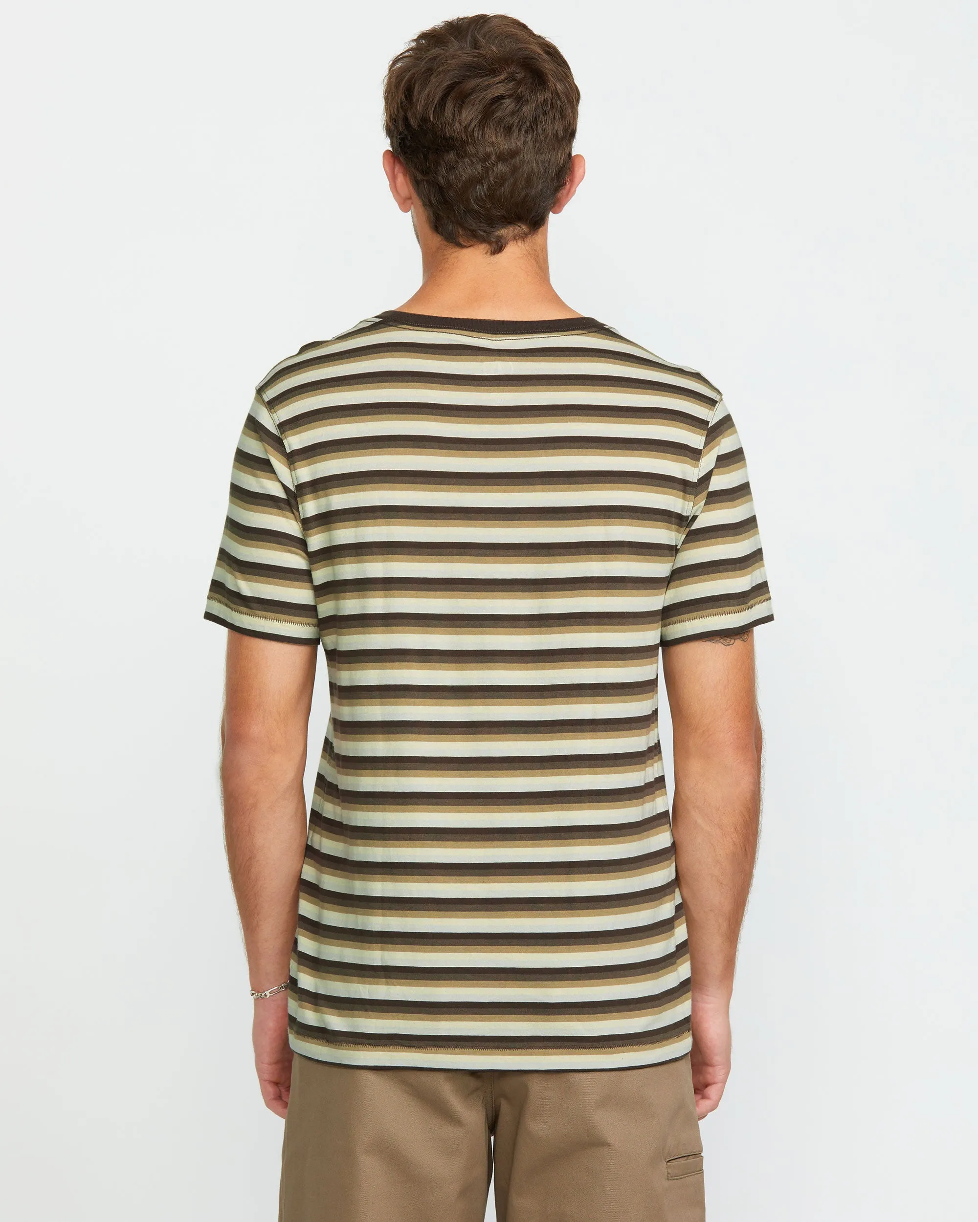 VOLCOM LEVEL STONE CREW SS | CAMISETA DE RAYAS