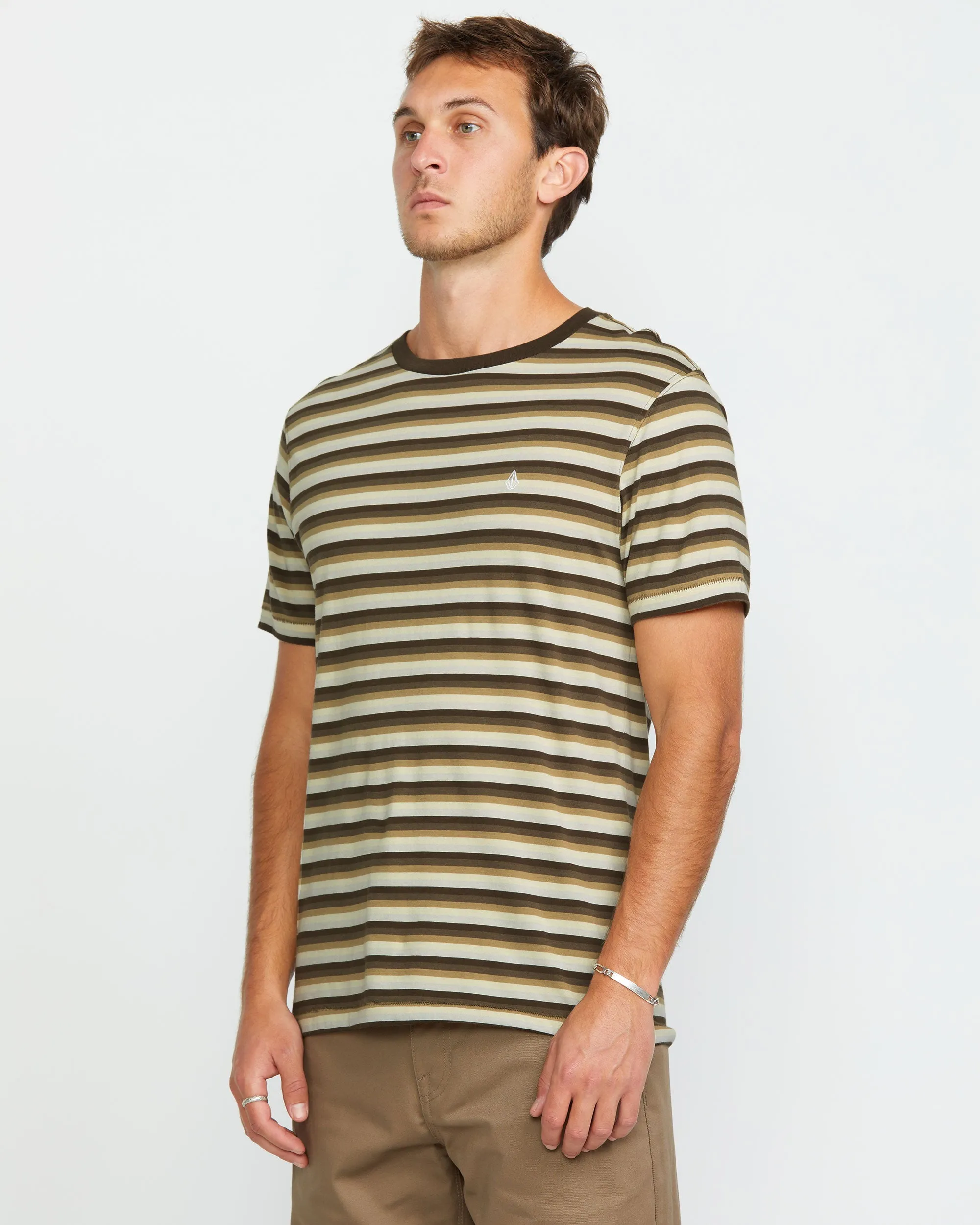 VOLCOM LEVEL STONE CREW SS | CAMISETA DE RAYAS