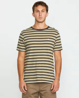 VOLCOM LEVEL STONE CREW SS | CAMISETA DE RAYAS