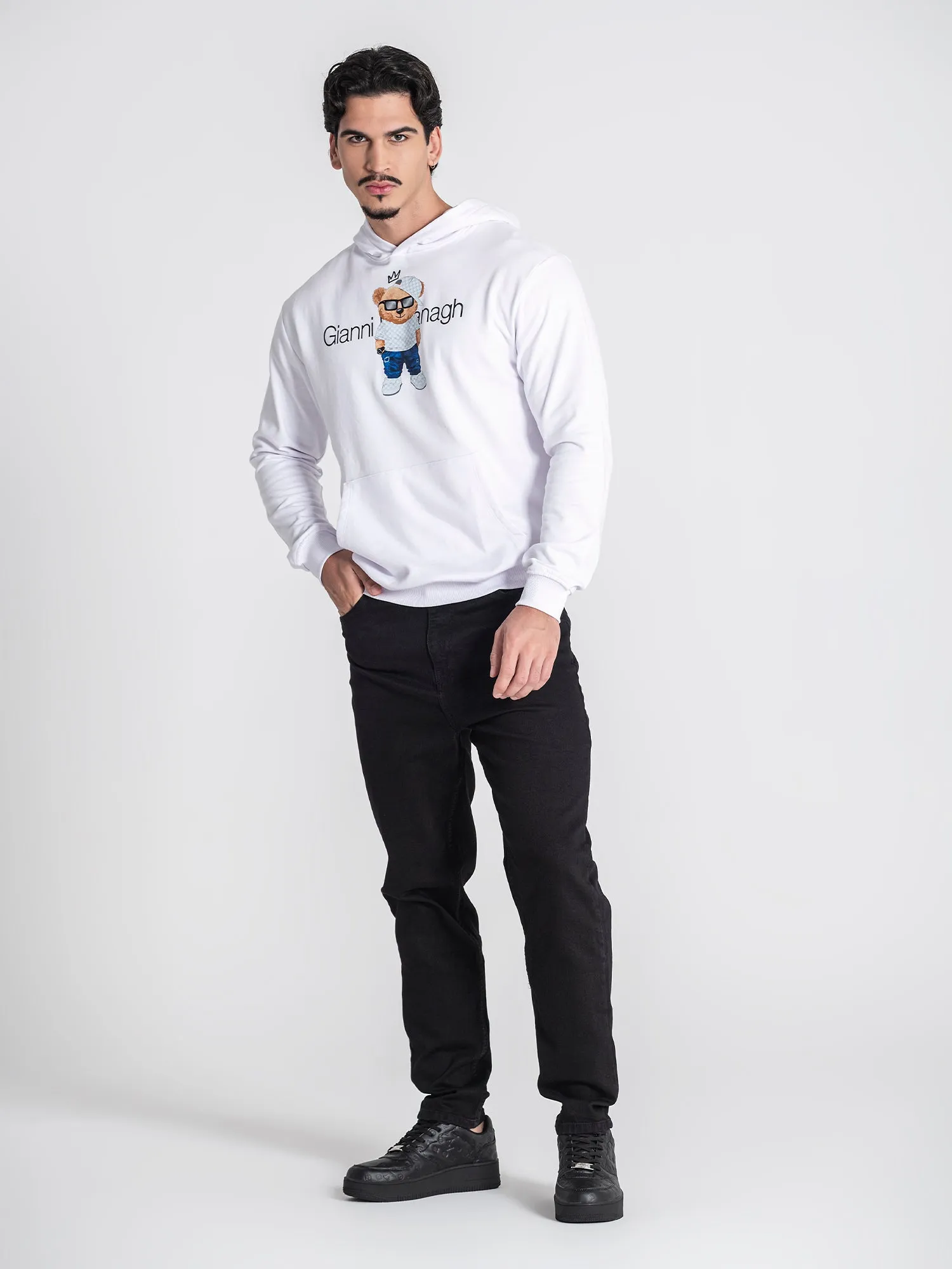 White W-Line Hoodie