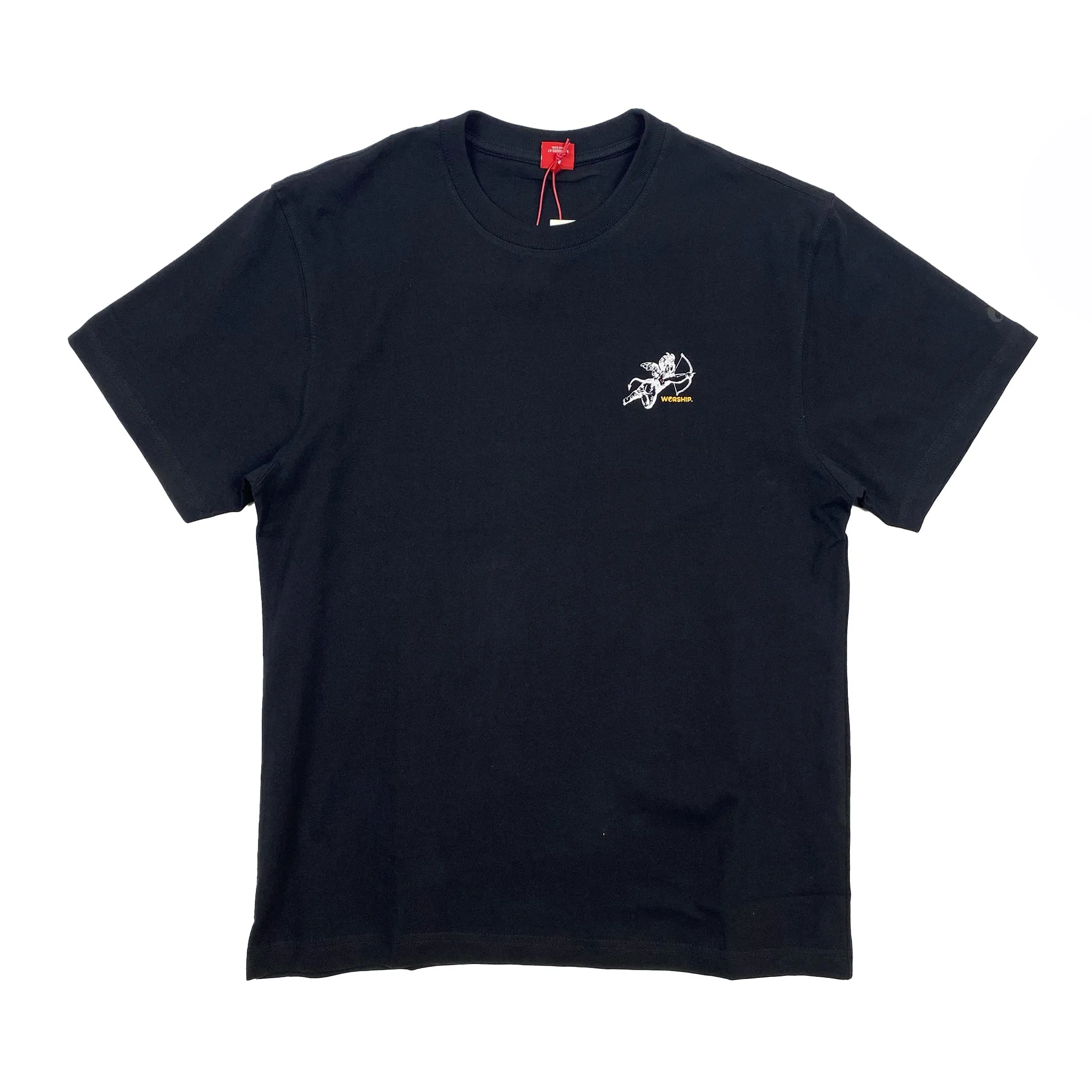 Worship Cherub Tee Black