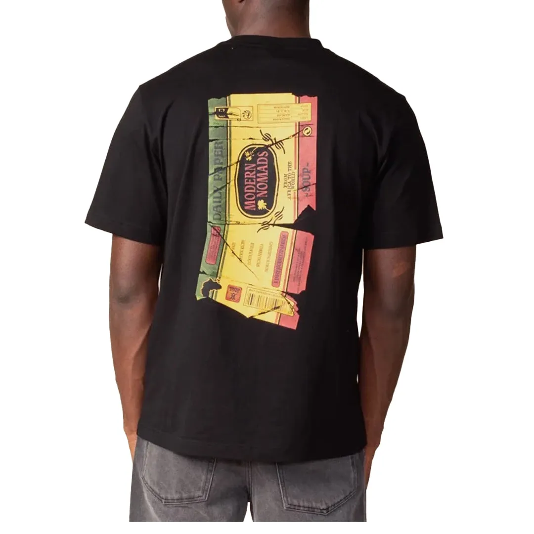 WRAPPER SHORT SLEEVE TEE BLACK