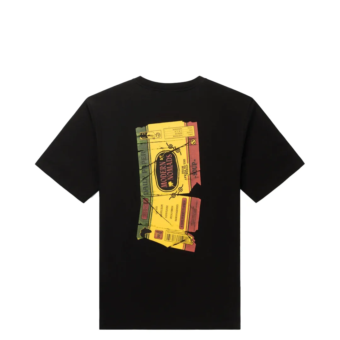 WRAPPER SHORT SLEEVE TEE BLACK
