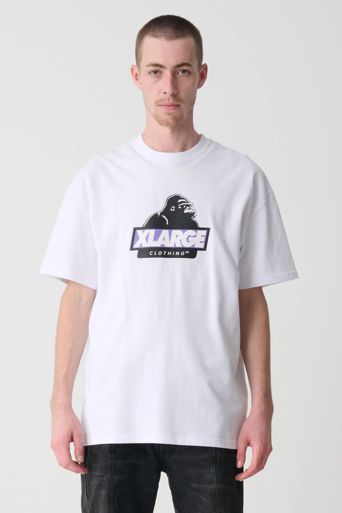 X-Large Slanted Tee White