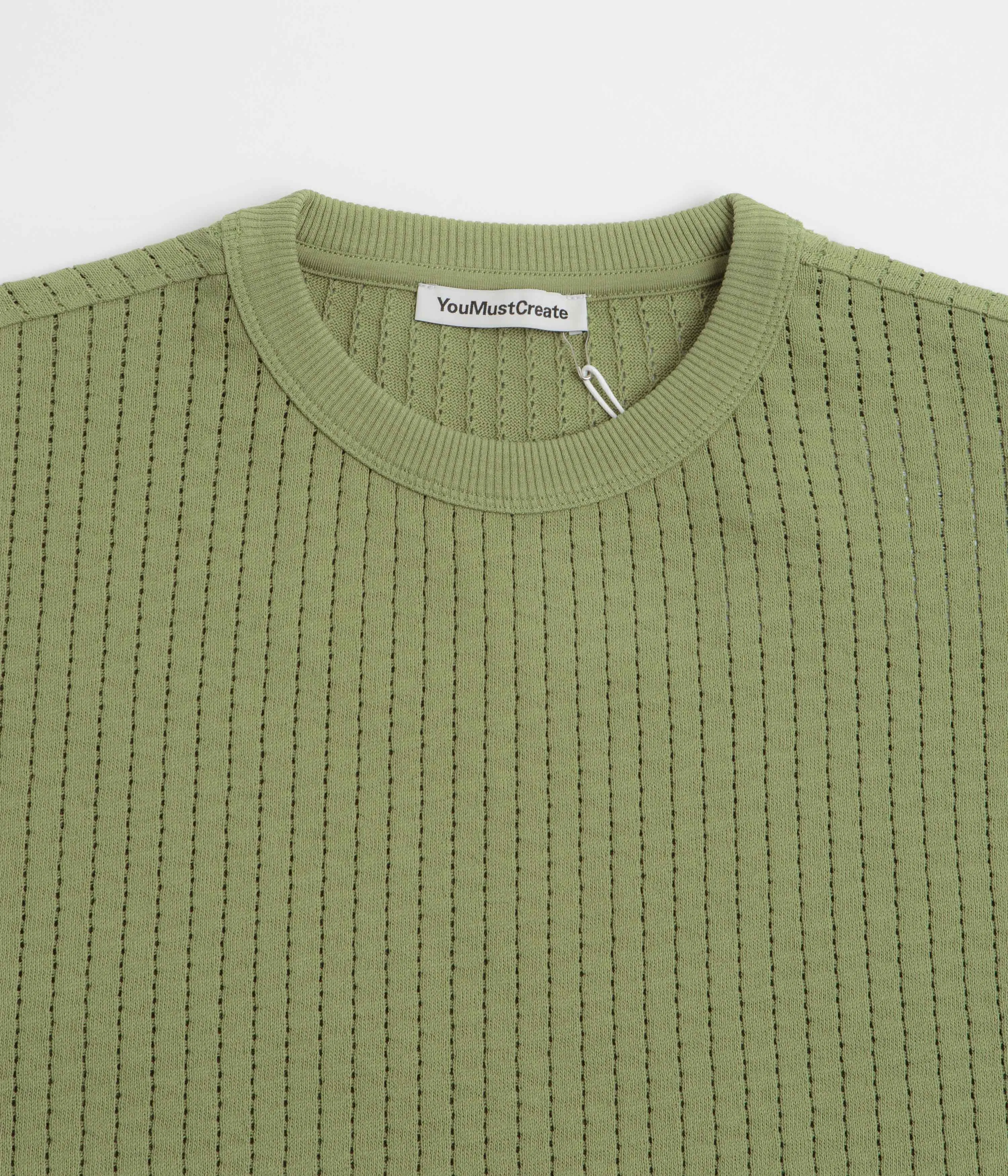 YMC Fauss Crewneck Sweatshirt - Green